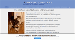 Desktop Screenshot of animal-help-espania.de